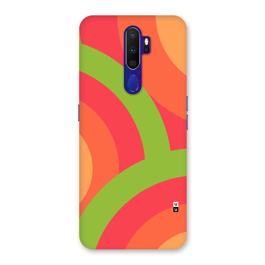 Rounded Shapes Back Case for Oppo A9 (2020)