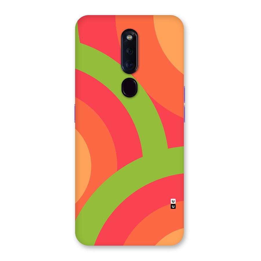 Rounded Shapes Back Case for Oppo F11 Pro