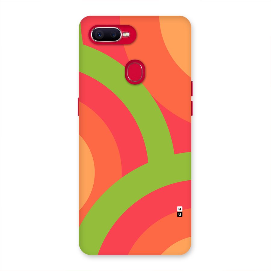 Rounded Shapes Back Case for Oppo F9 Pro