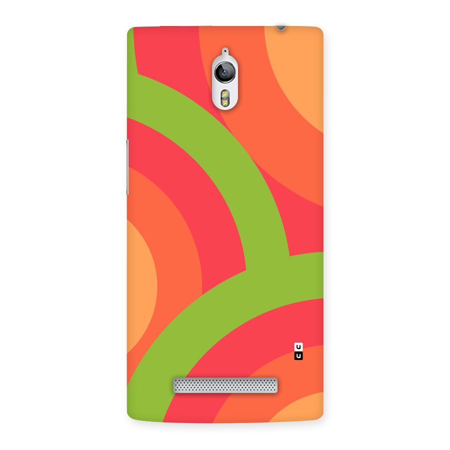 Rounded Shapes Back Case for Oppo Find 7