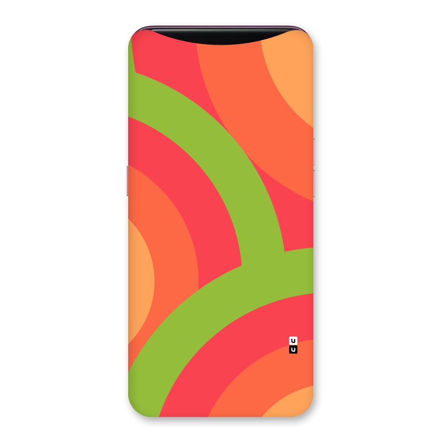 Rounded Shapes Back Case for Oppo Find X
