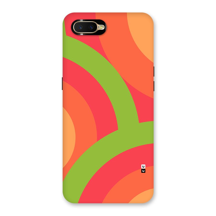 Rounded Shapes Back Case for Oppo K1