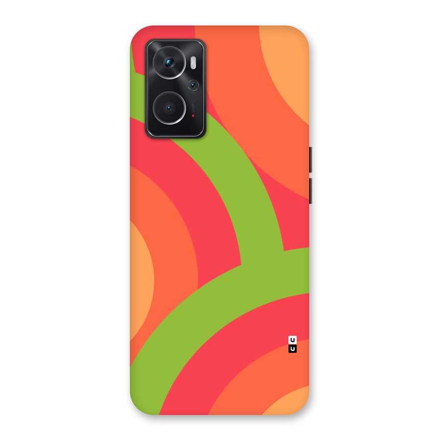 Rounded Shapes Back Case for Oppo K10 4G