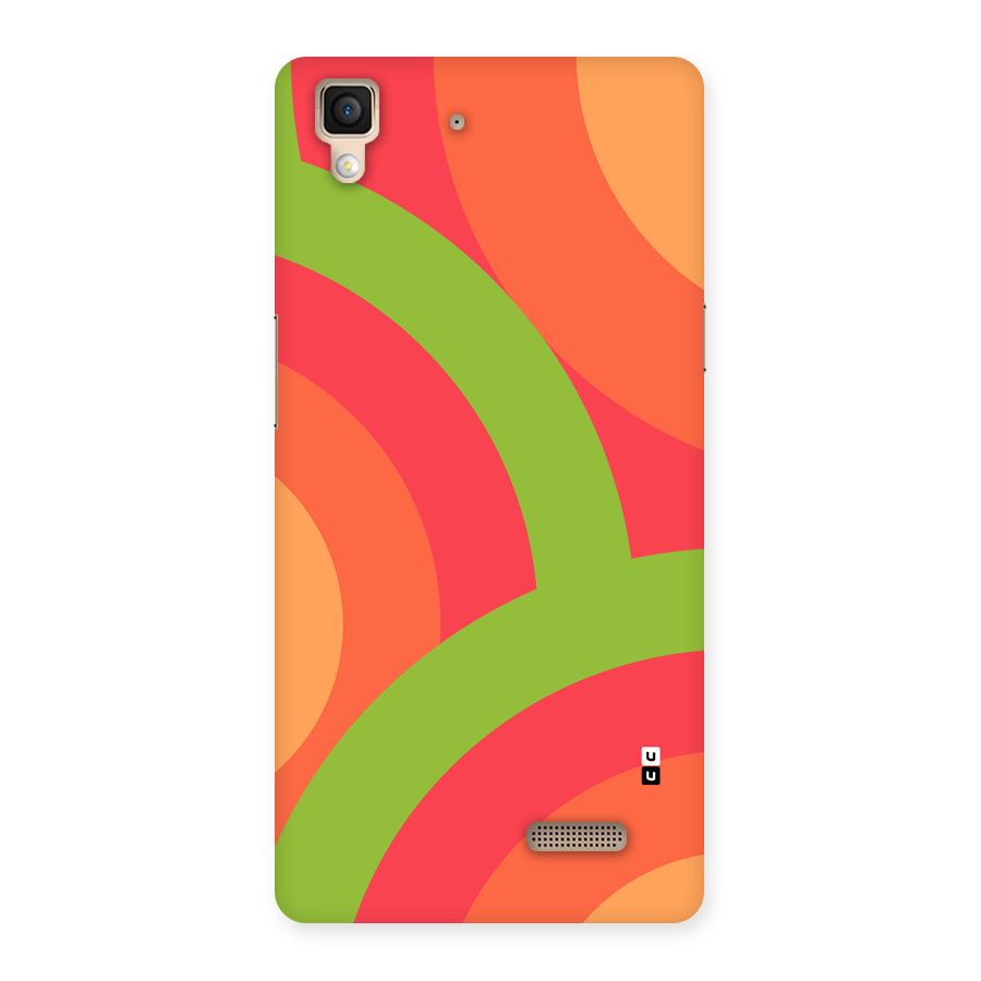 Rounded Shapes Back Case for Oppo R7