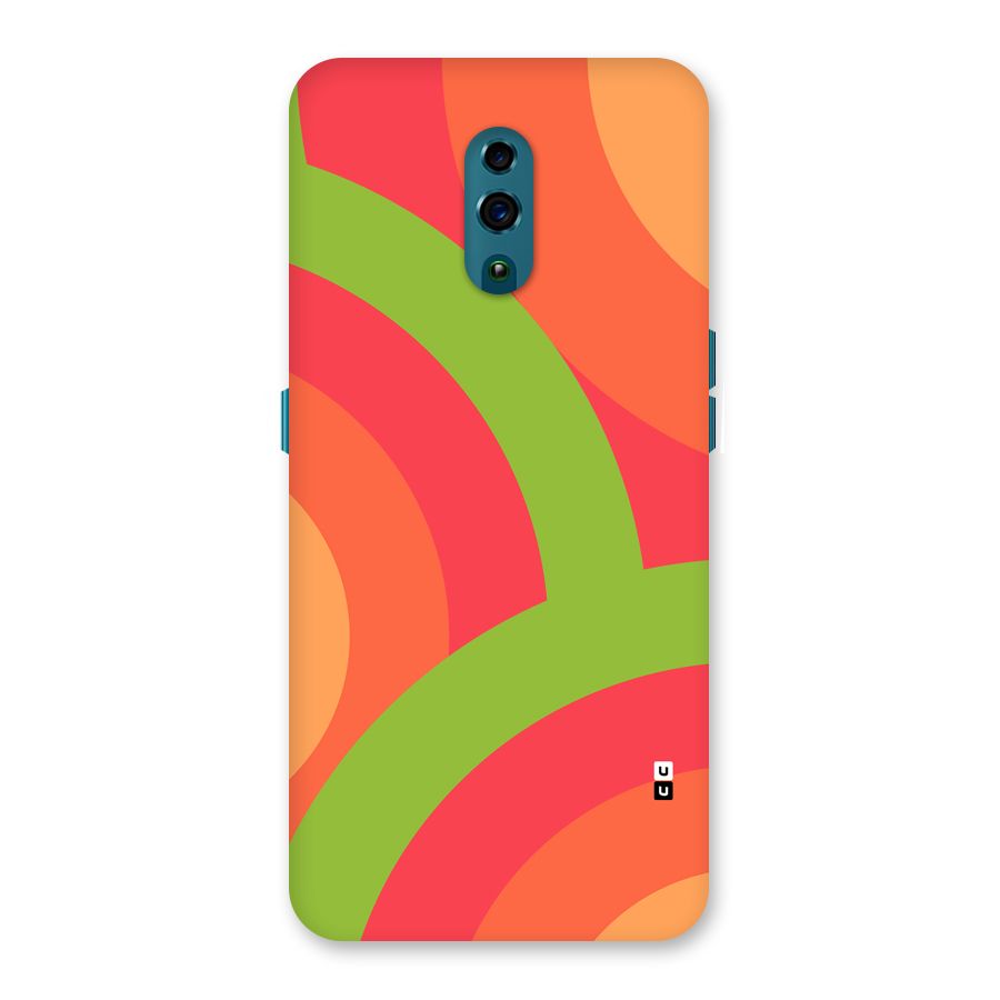 Rounded Shapes Back Case for Oppo Reno