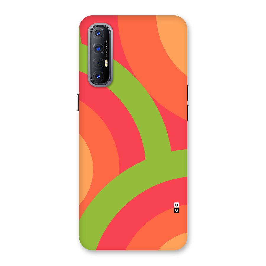 Rounded Shapes Back Case for Oppo Reno3 Pro
