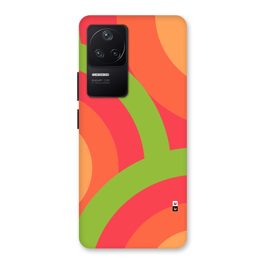 Rounded Shapes Back Case for Poco F4 5G