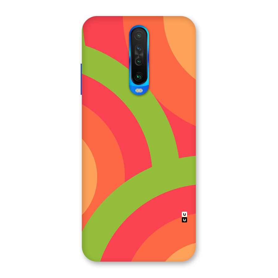 Rounded Shapes Back Case for Poco X2