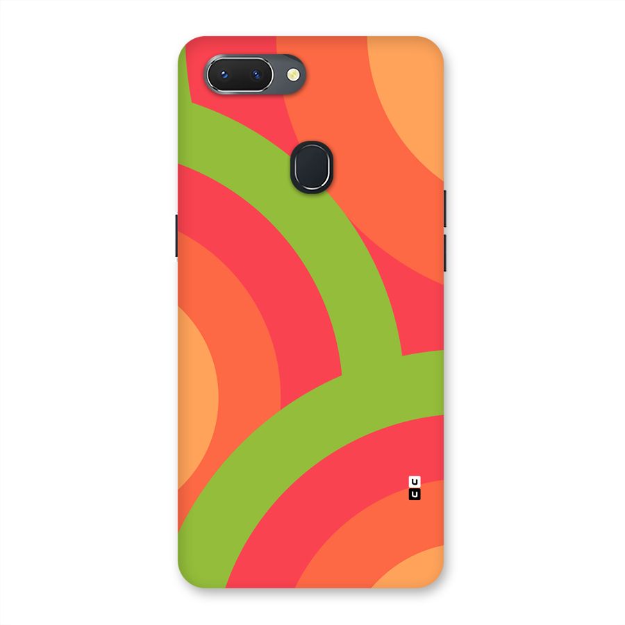 Rounded Shapes Back Case for Realme 2