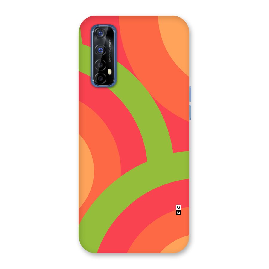 Rounded Shapes Back Case for Realme Narzo 20 Pro