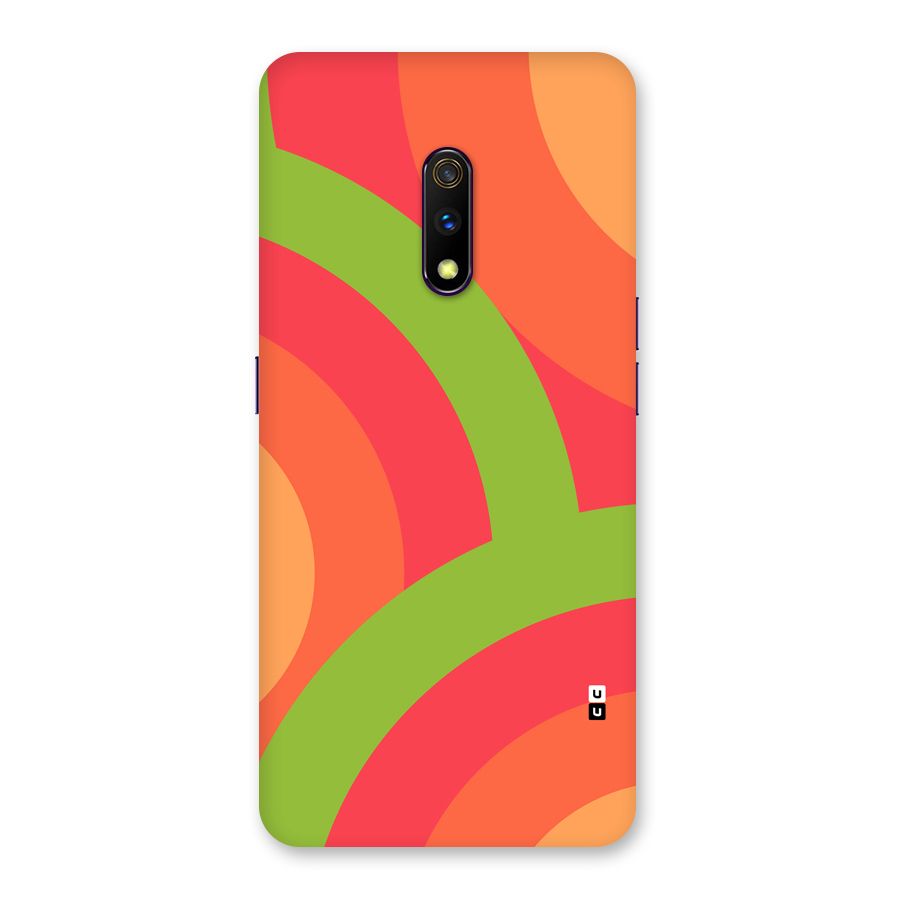 Rounded Shapes Back Case for Realme X