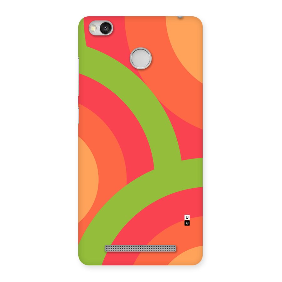 Rounded Shapes Back Case for Redmi 3S Prime