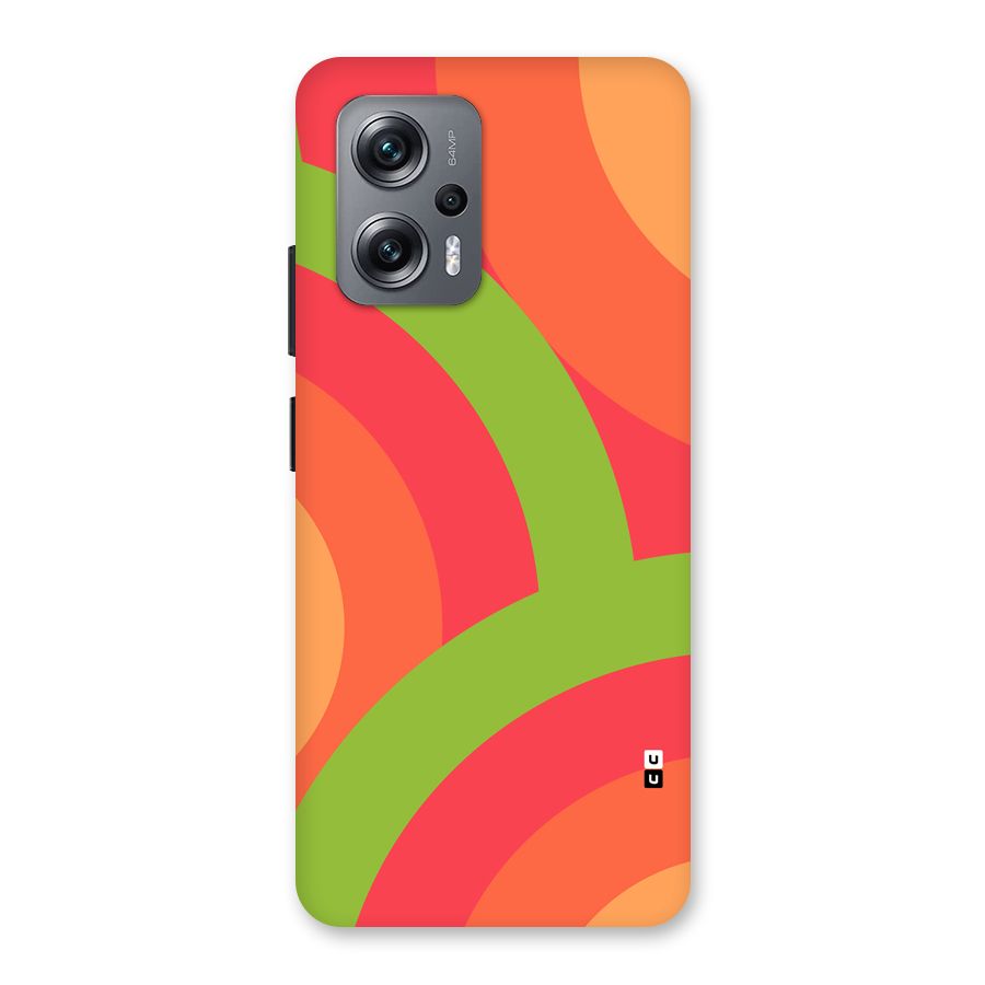 Rounded Shapes Back Case for Redmi K50i