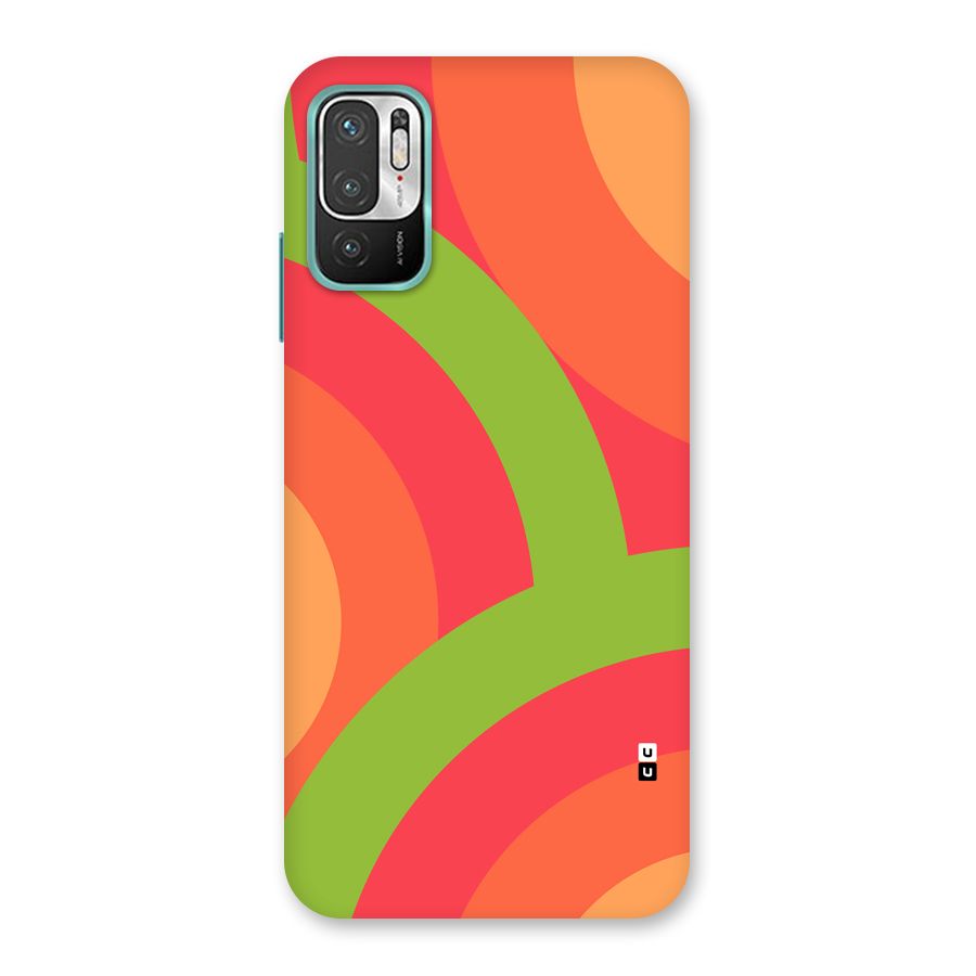 Rounded Shapes Back Case for Redmi Note 10T 5G