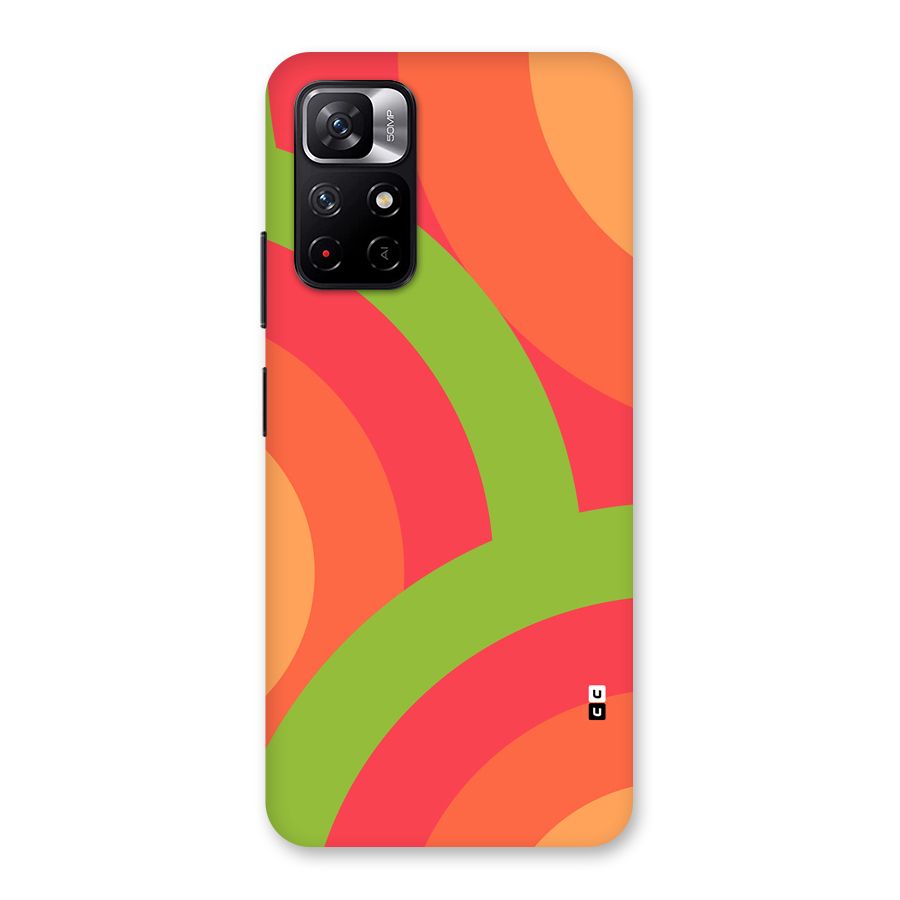 Rounded Shapes Back Case for Redmi Note 11T 5G