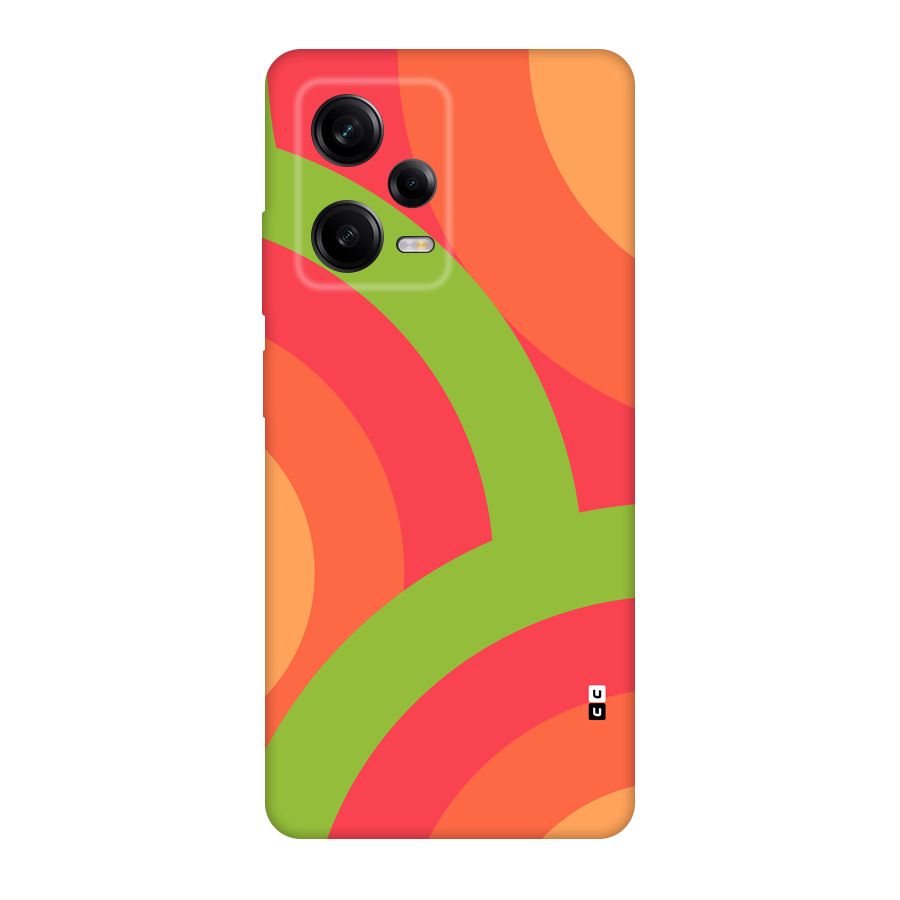 Rounded Shapes Back Case for Redmi Note 12 Pro