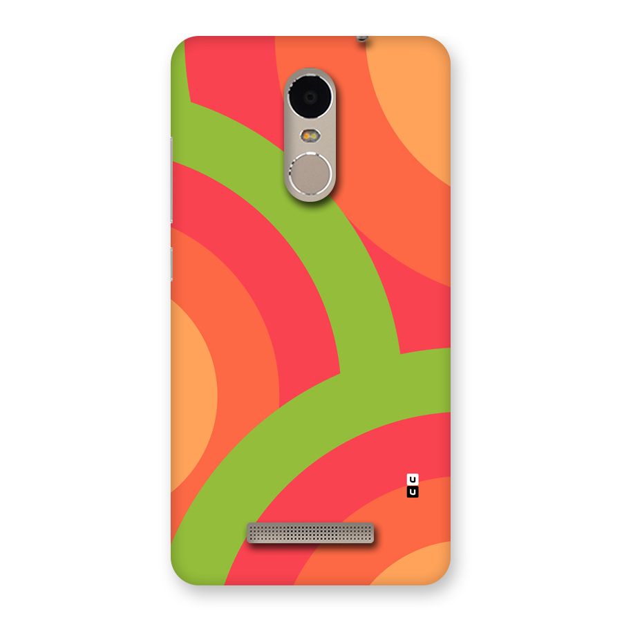 Rounded Shapes Back Case for Redmi Note 3