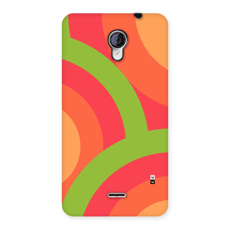 Rounded Shapes Back Case for Unite 2 A106