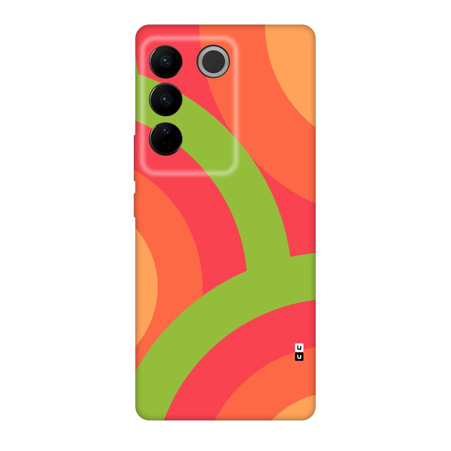 Rounded Shapes Back Case for Vivo V27