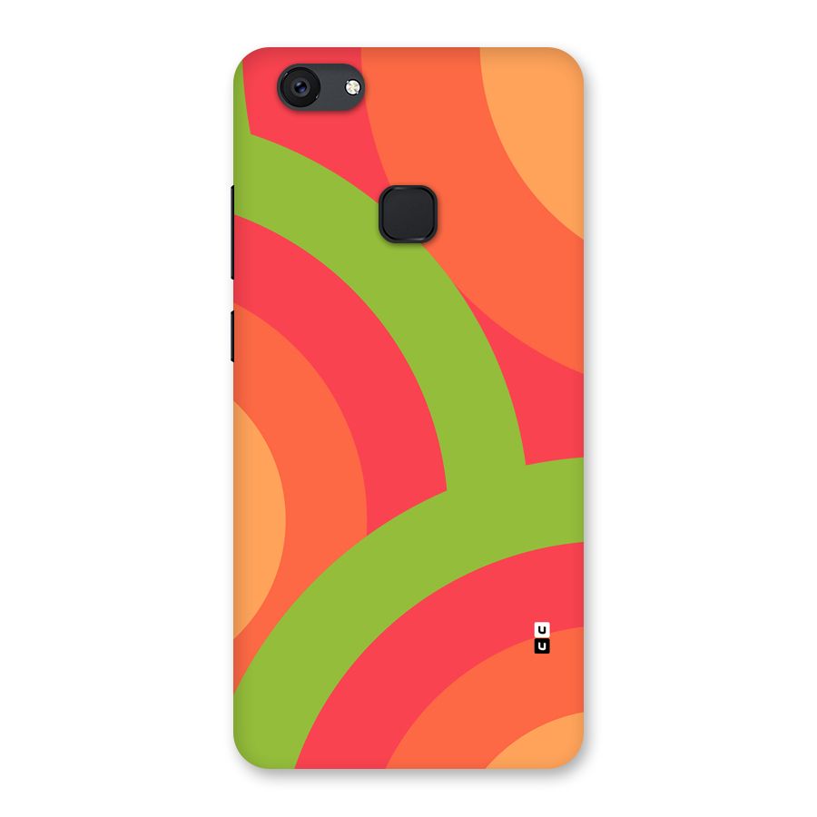Rounded Shapes Back Case for Vivo V7 Plus