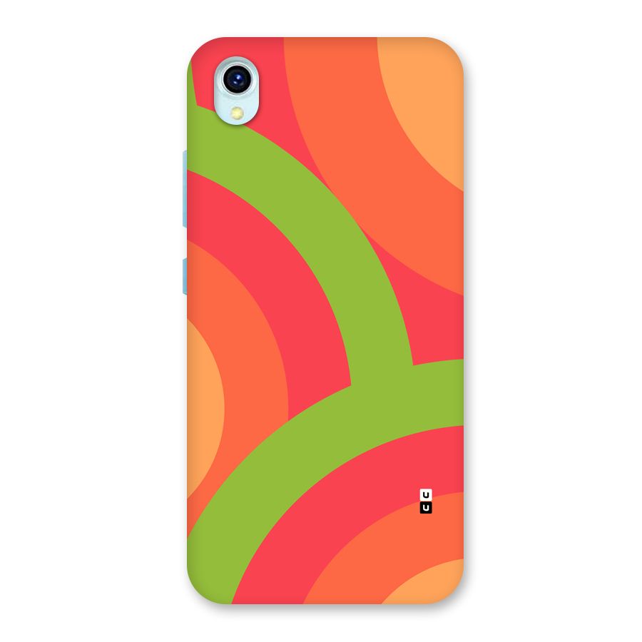 Rounded Shapes Back Case for Vivo Y1s