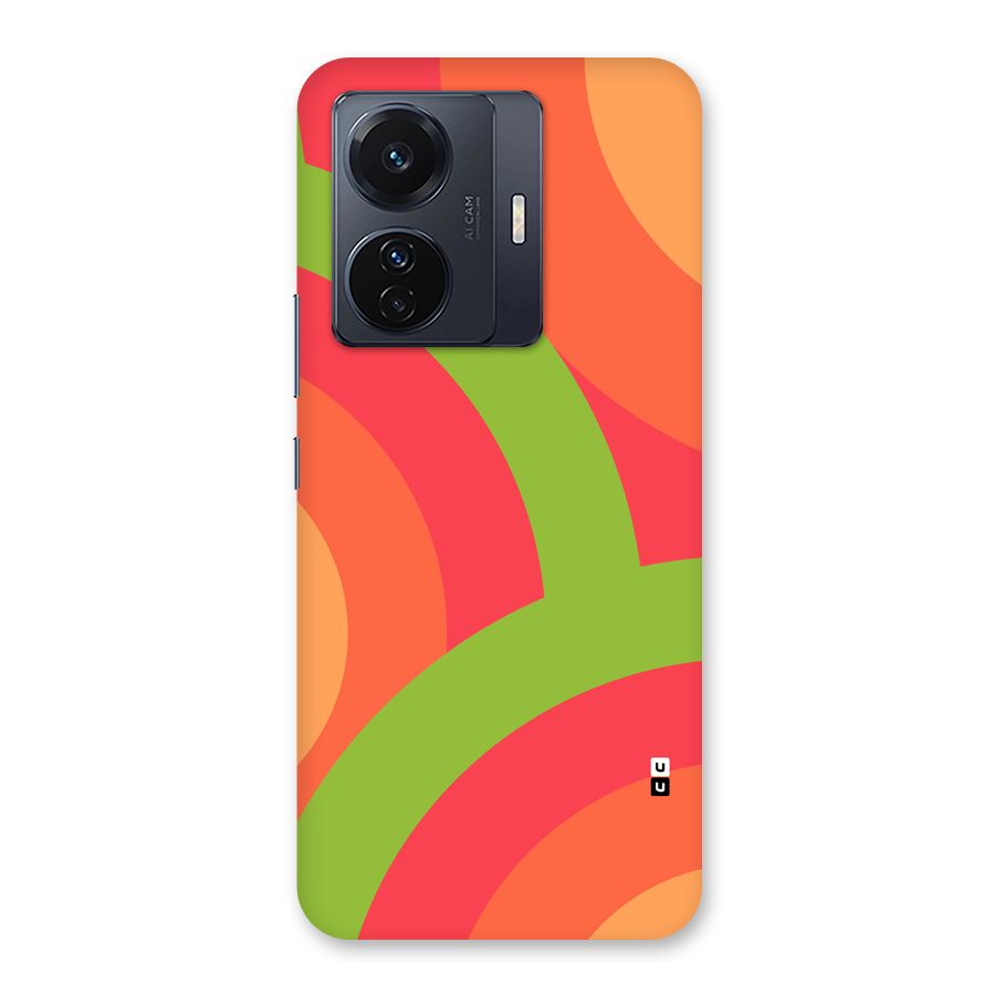 Rounded Shapes Back Case for Vivo iQOO Z6 Pro