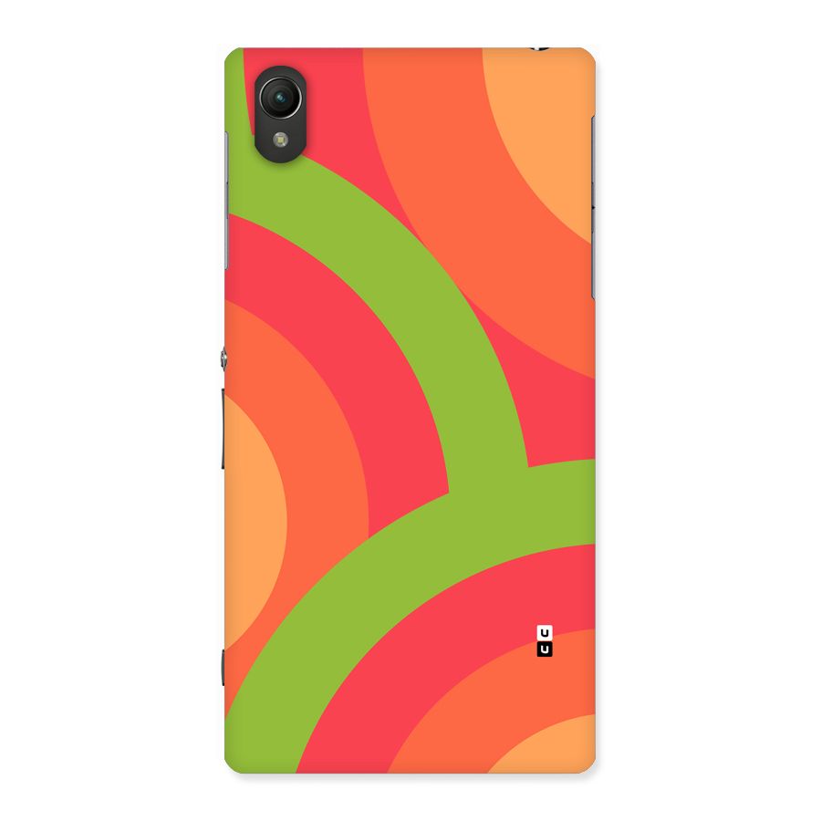 Rounded Shapes Back Case for Xperia Z1