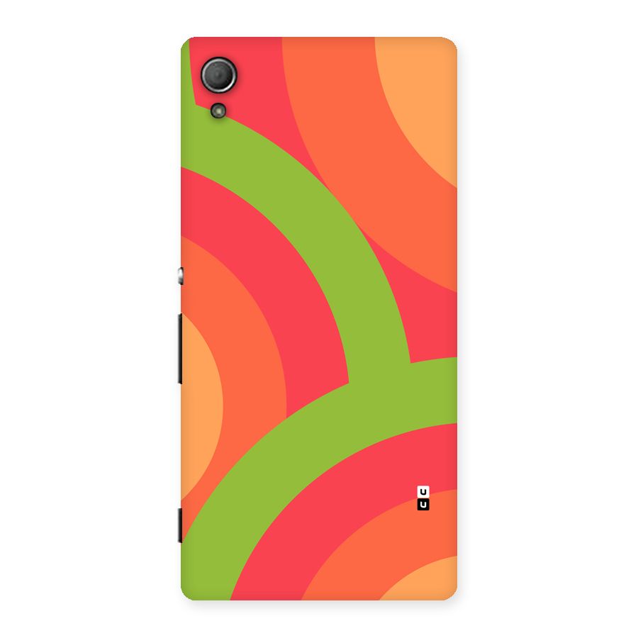 Rounded Shapes Back Case for Xperia Z3 Plus