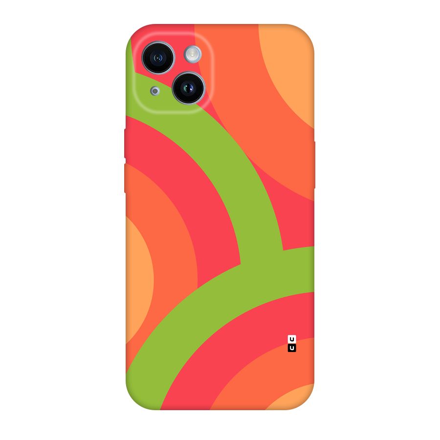 Rounded Shapes Back Case for iPhone 14