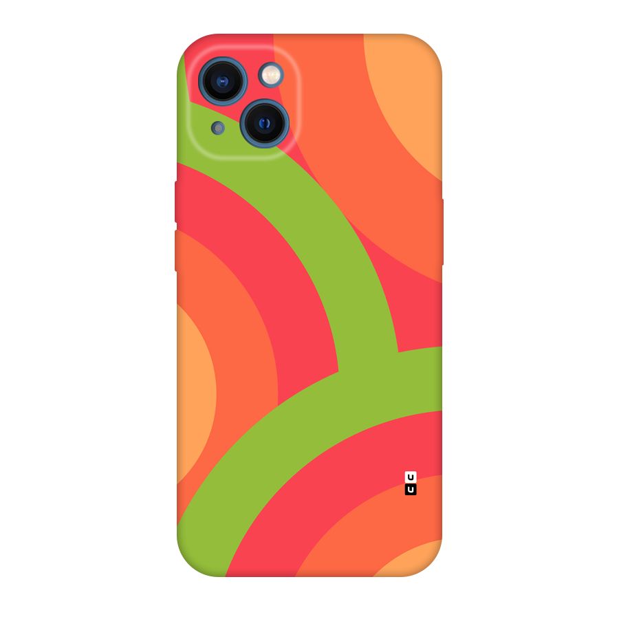 Rounded Shapes Back Case for iPhone 13