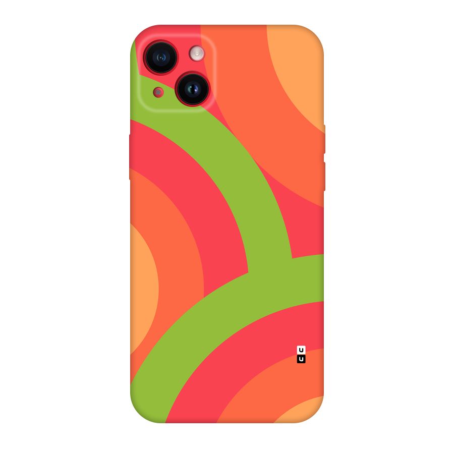 Rounded Shapes Back Case for iPhone 14 Plus