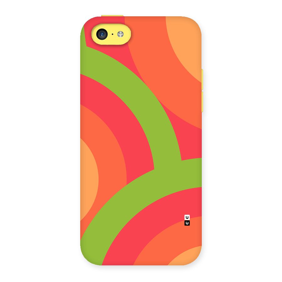 Rounded Shapes Back Case for iPhone 5C
