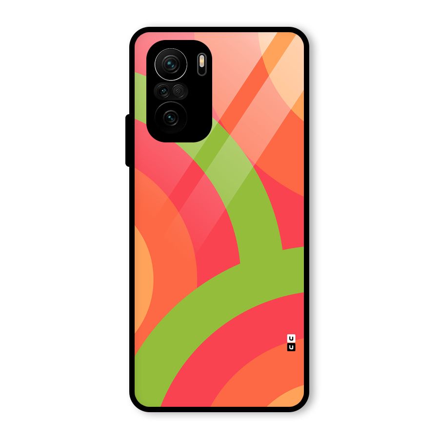 Rounded Shapes Glass Back Case for Mi 11X Pro