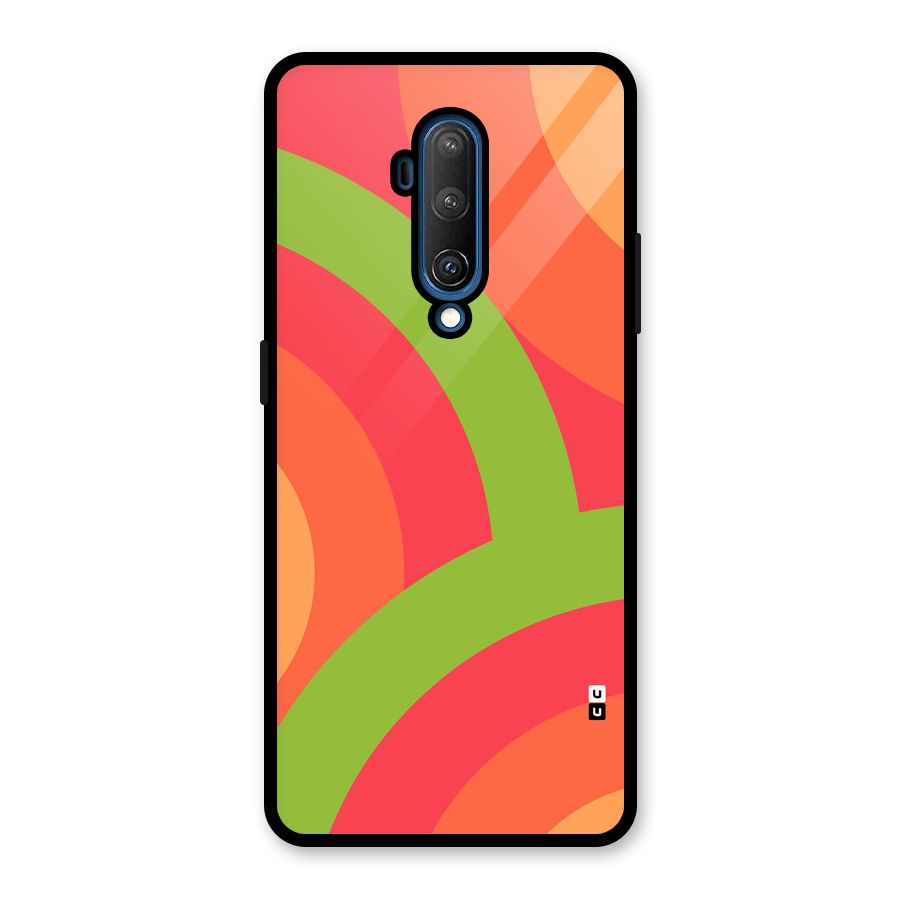 Rounded Shapes Glass Back Case for OnePlus 7T Pro