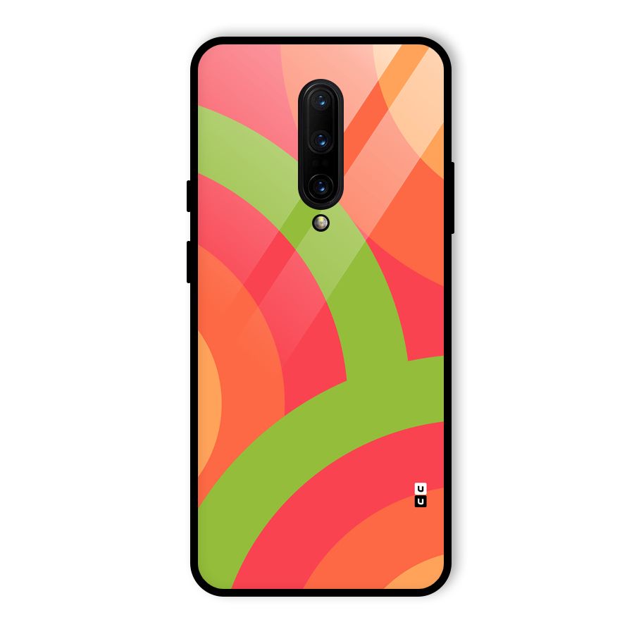 Rounded Shapes Glass Back Case for OnePlus 7 Pro