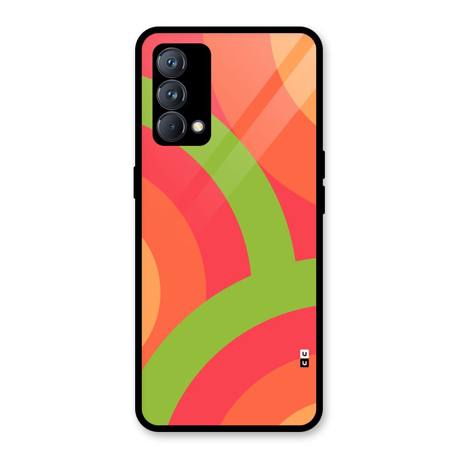 Rounded Shapes Glass Back Case for Realme GT Master Edition