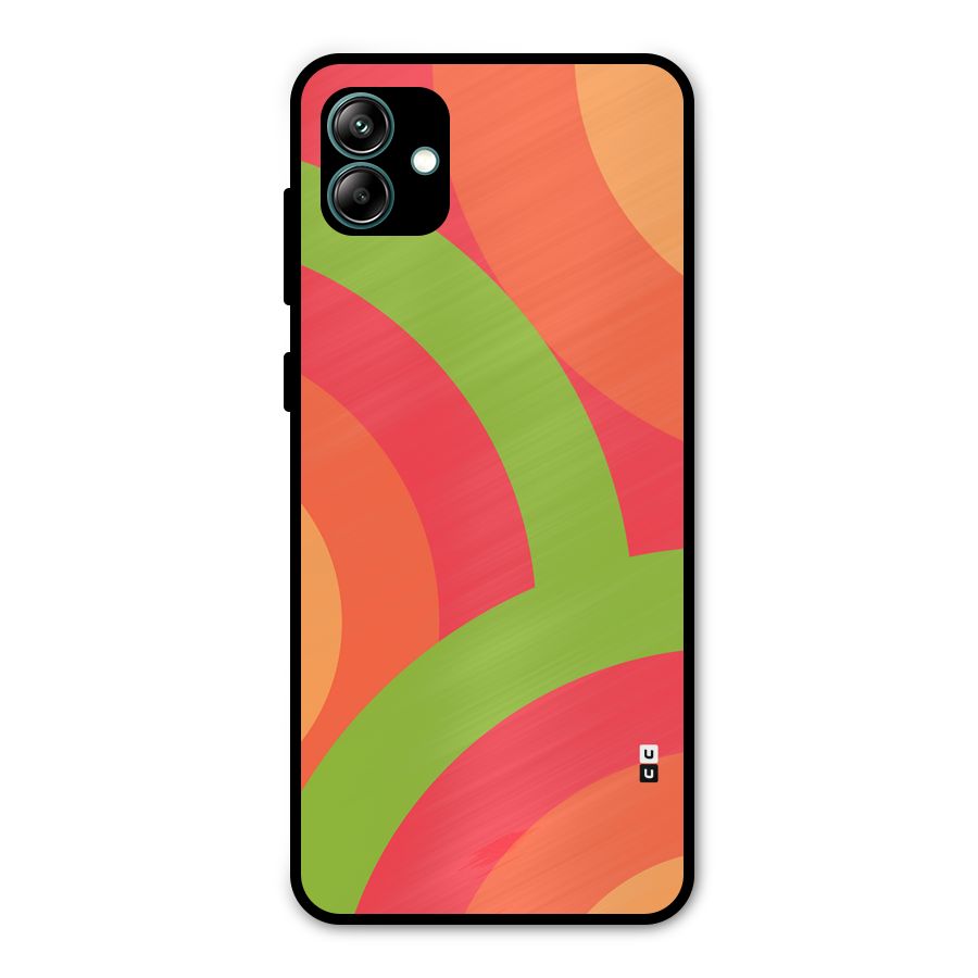 Rounded Shapes Metal Back Case for Galaxy A04