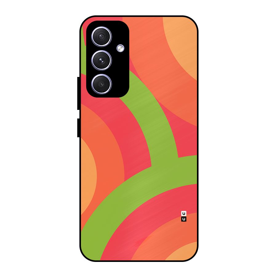 Rounded Shapes Metal Back Case for Galaxy A54