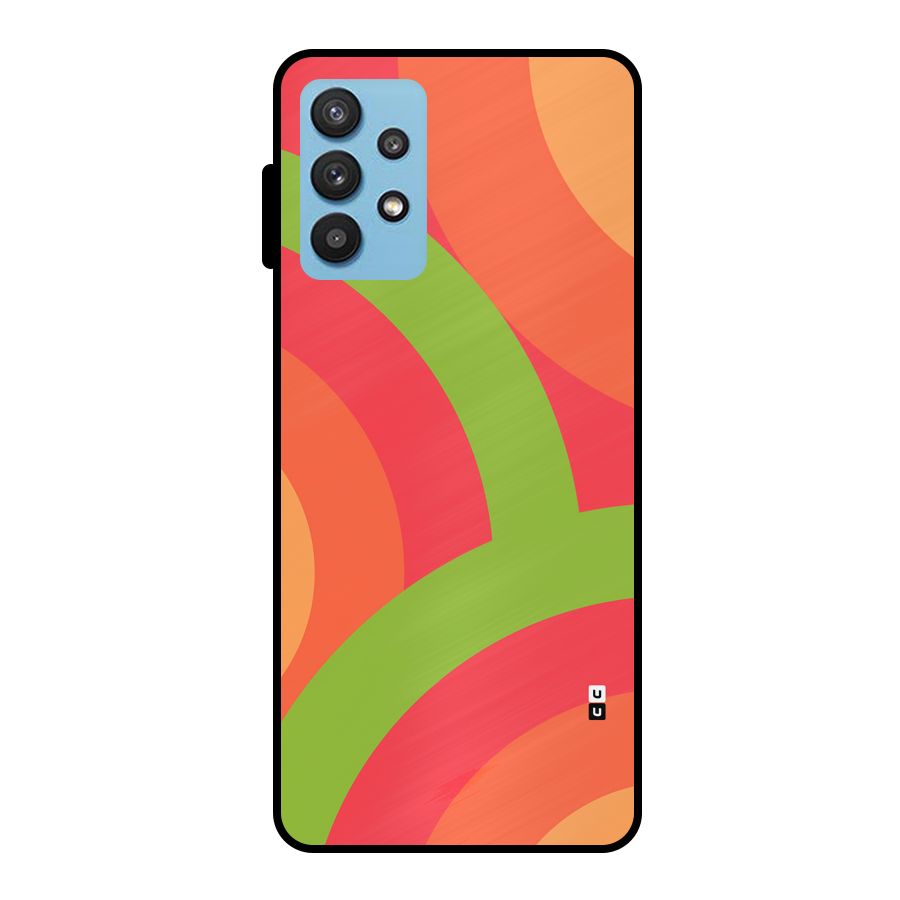 Rounded Shapes Metal Back Case for Galaxy M32 5G