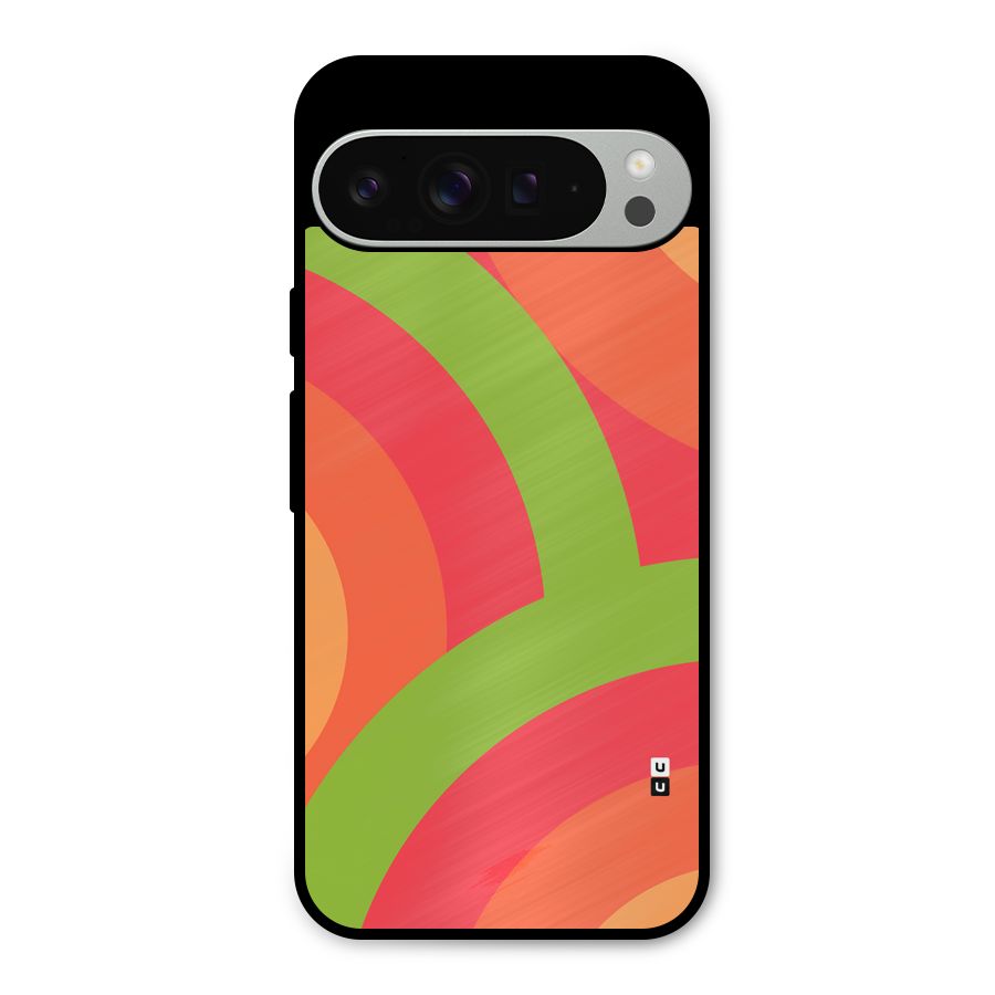 Rounded Shapes Metal Back Case for Google Pixel 9 Pro XL