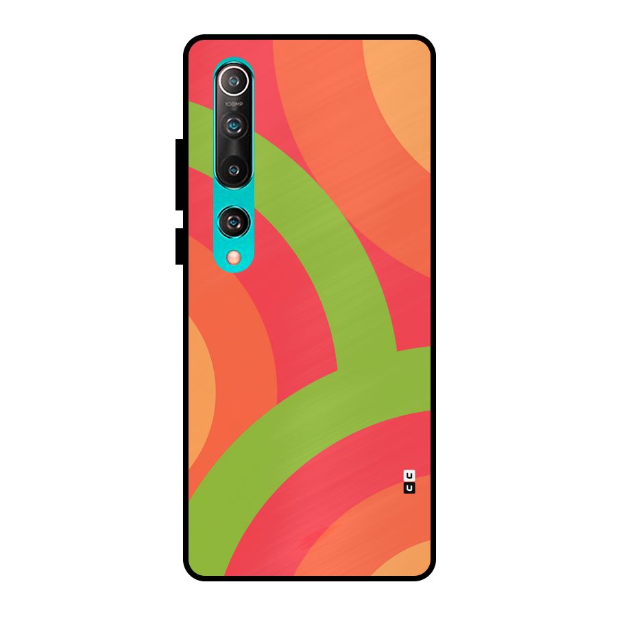 Rounded Shapes Metal Back Case for Mi 10