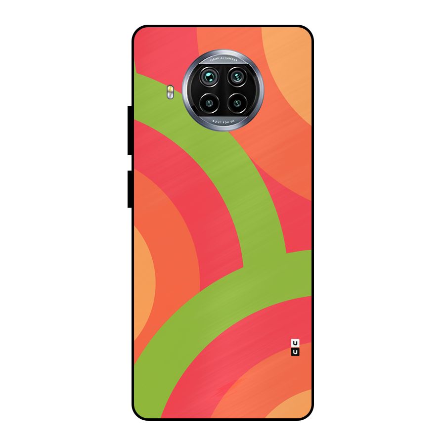 Rounded Shapes Metal Back Case for Mi 10i