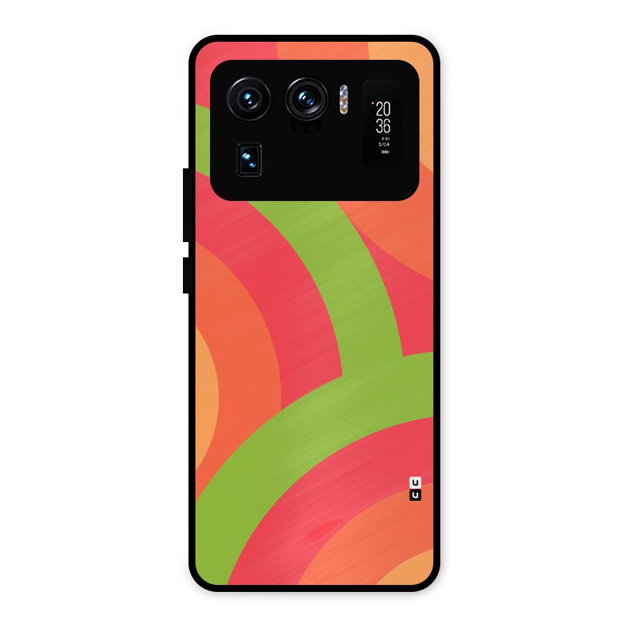 Rounded Shapes Metal Back Case for Mi 11 Ultra