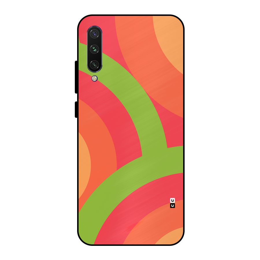 Rounded Shapes Metal Back Case for Mi A3