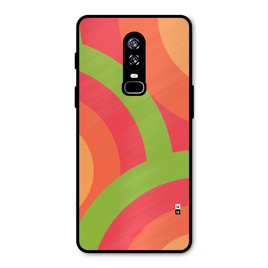 Rounded Shapes Metal Back Case for OnePlus 6