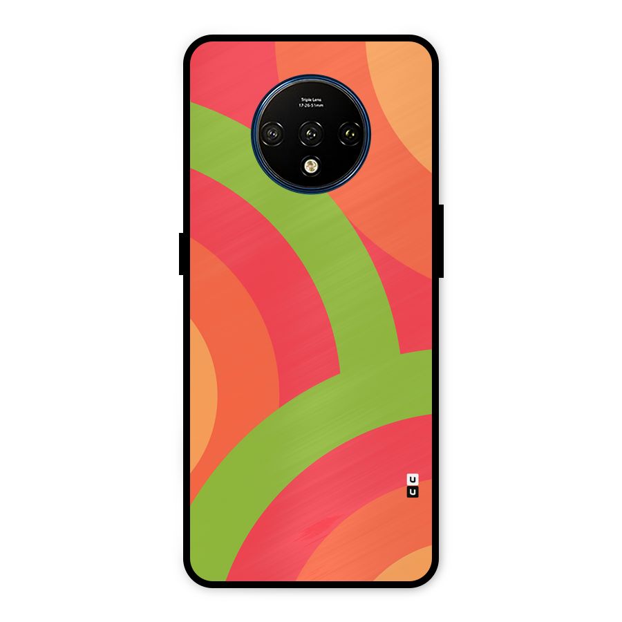 Rounded Shapes Metal Back Case for OnePlus 7T