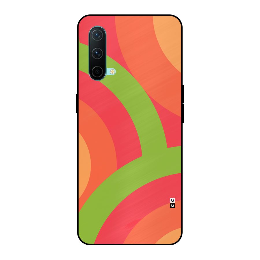 Rounded Shapes Metal Back Case for OnePlus Nord CE 5G