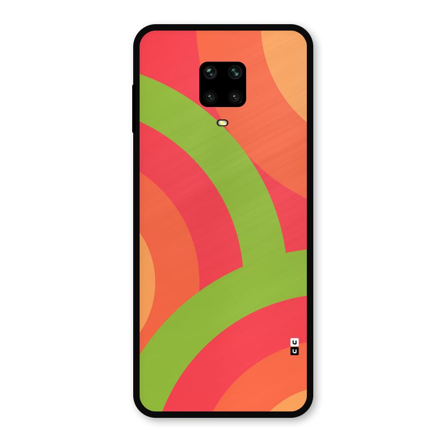 Rounded Shapes Metal Back Case for Poco M2 Pro