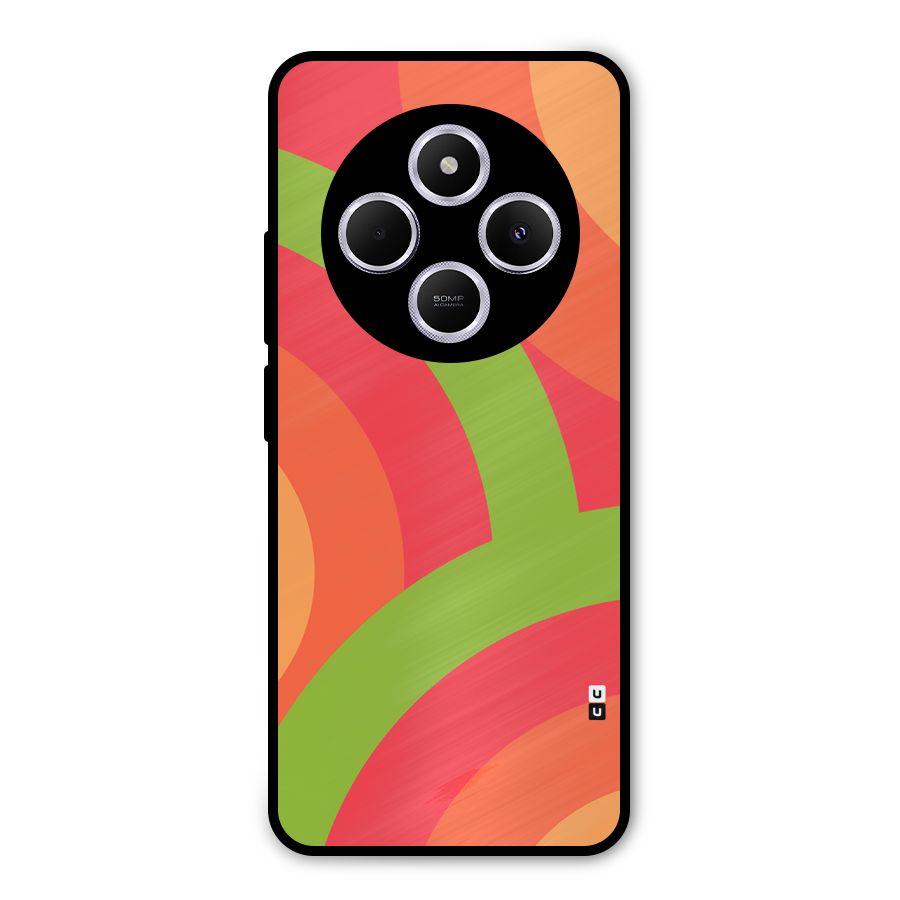 Rounded Shapes Metal Back Case for Redmi A4