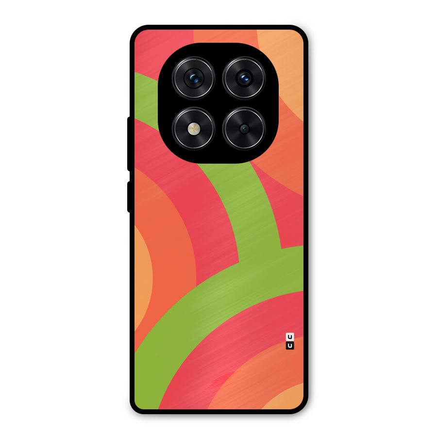 Rounded Shapes Metal Back Case for Redmi Note 14 Pro 5G